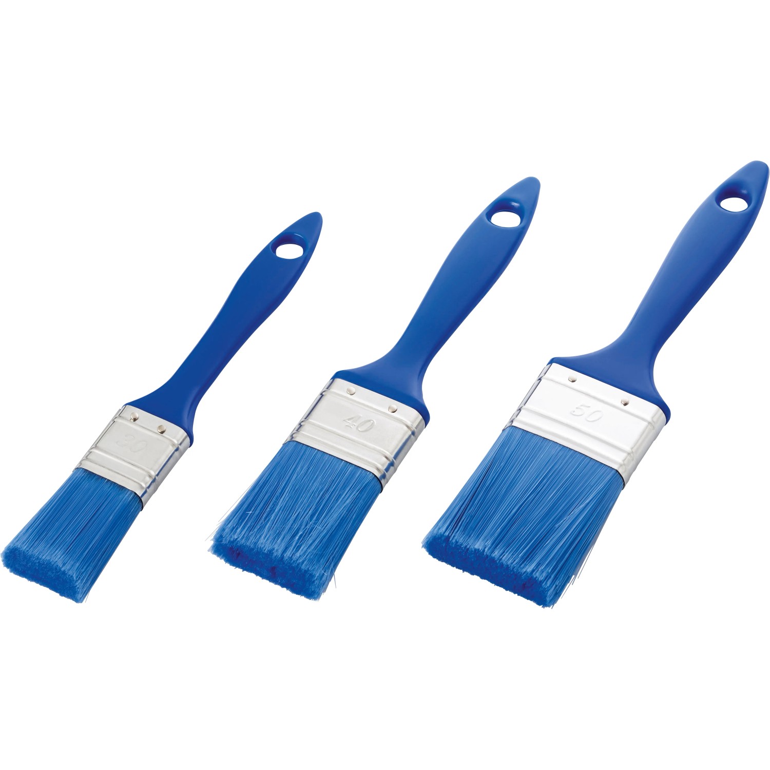 Set Di 3 Pennelli Per Dipingere Qualsiasi Superficie Centrale Brico - Foto 3