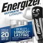 Energizer Ultimate Lithium AAA batterie, confezione da 2. Pile micro a lunga durata per dispositivi high-tech.
