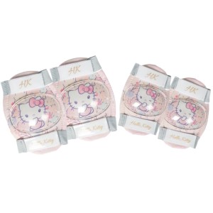 Kit protezione gomitiere e ginocchiere Hello Kitty