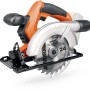 Sega circolare a batteria compatta Worx WX529.9, 20 V, arancio e nero, con lama e protezione.