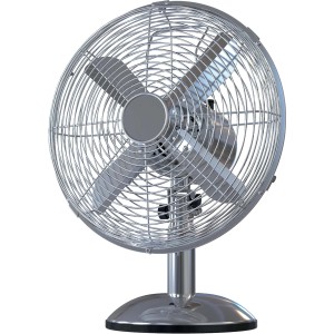 Ventilatore da tavolo 30 cm cromato