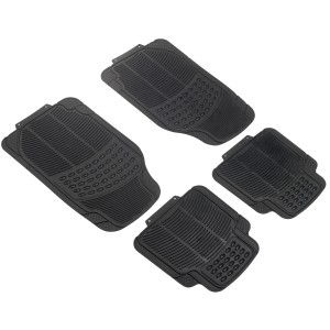 Set di tappetini auto CMI, 4 pezzi, anteriori e posteriori, antiscivolo.