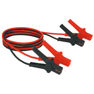 Cavi di avviamento Einhell BT-BO 16/1 A con cavi rossi e neri e pinze completamente isolate.