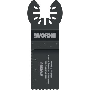 Lama per sega universale Worx Endcut WA4988, 28 mm, per utensile multifunzione.
