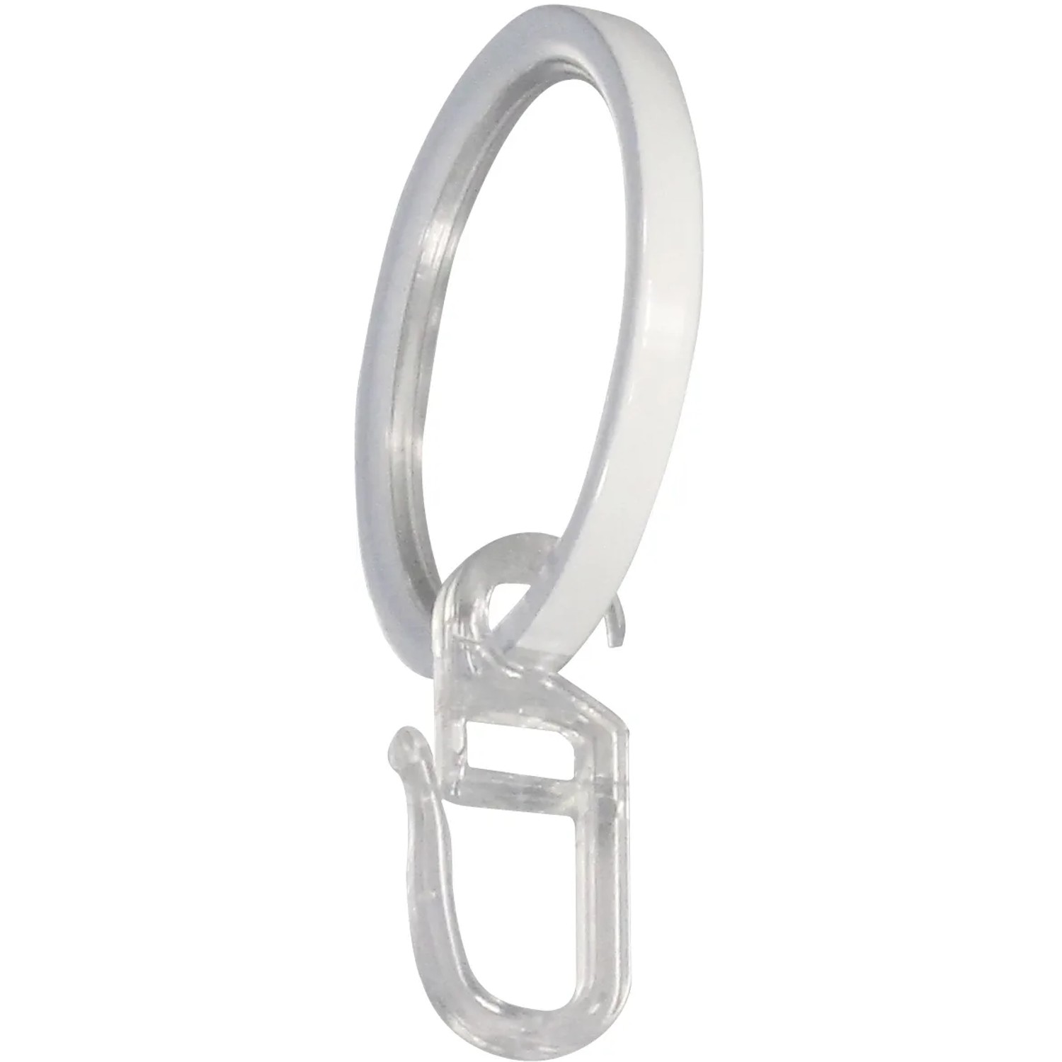 Anelli per bastoni tende da 22mm, n. 20 con Guarnizione Antigraffio d