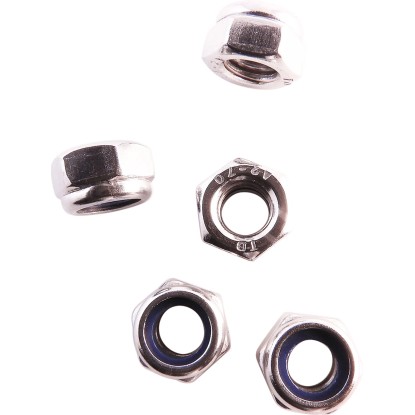 Midnight Nation Dadi Mezzo Esagonali In Acciaio Zincato - Misure Metriche Da M3 A M30, Confezione Assortita Dado Mezzo Esagonale - Foto 5