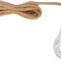 Catena luminosa Forcone con lampadina, LED bianco caldo, lunghezza 3,8 m e funzionamento a batteria.