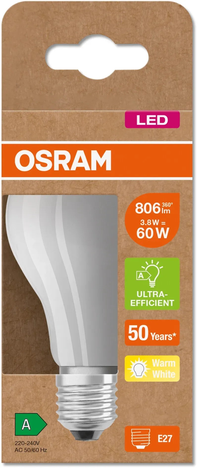 Lampadina LED 810l Con 60W E27 - Attralux | Acquista Online - Foto 5