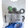 Kit t.b.t. per idraulica con guarnizioni, aeratori e strumento di montaggio.