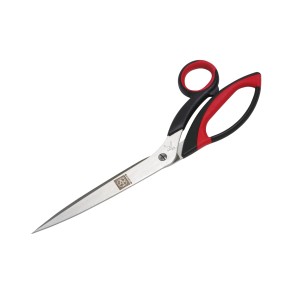 Forbici multiuso LUX con impugnatura morbida 2K, lame in acciaio inox, lunghezza 270mm.