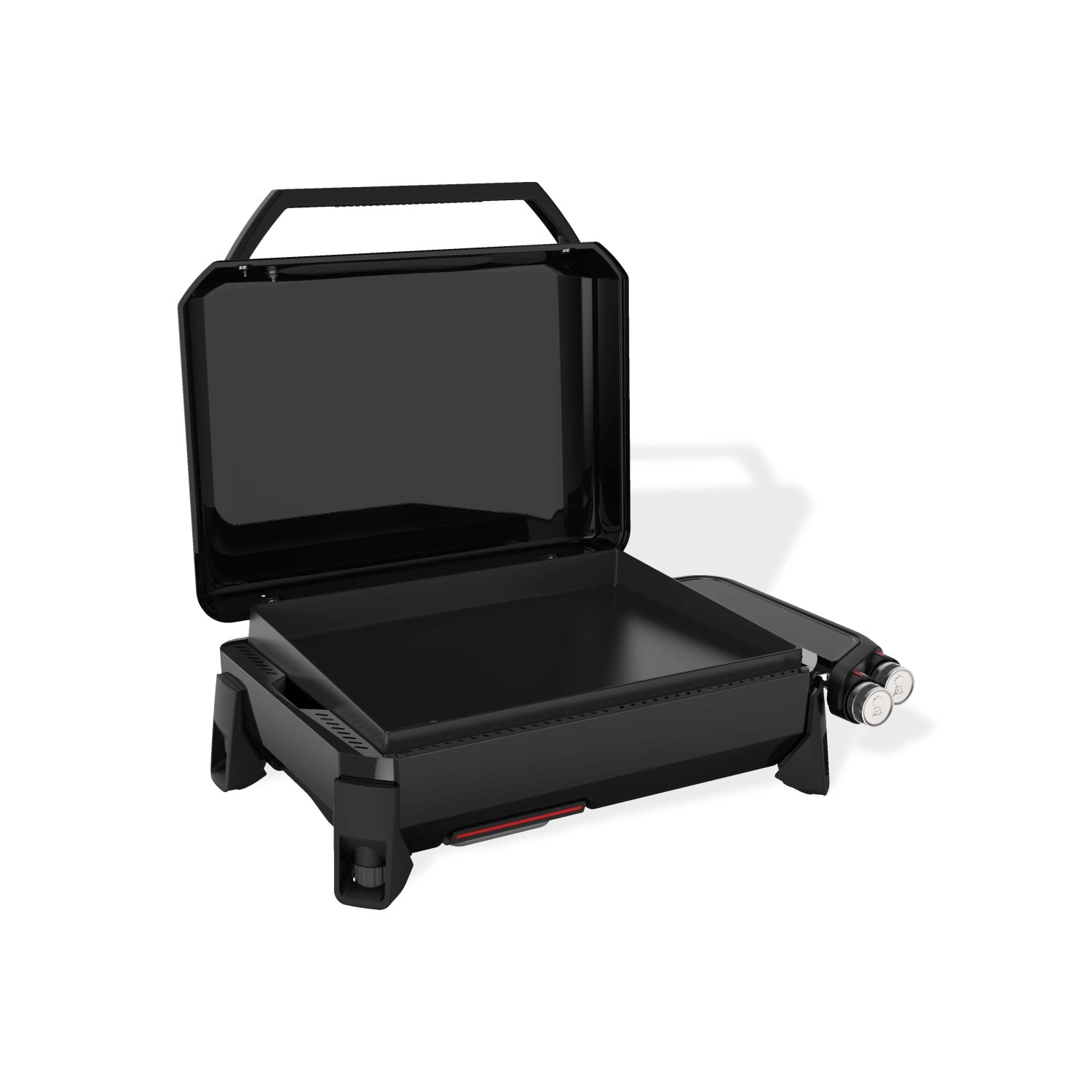 Piastra a gas Weber 2 bruciatori nero portatile_8