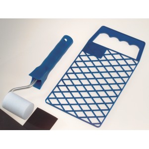 Set per verniciatura LUX con griglia: mini rullo in schiuma, telaio e griglia per piccole superfici.