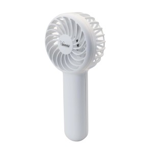 Ventilatore portatile bianco t.b.t. per l'estate.