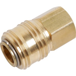 Raccordo rapido LUX Ø 18,6 mm (G 1/2) in ottone per compressori.