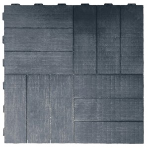 t.b.t. piastrella per esterni, effetto legno, quadrata.