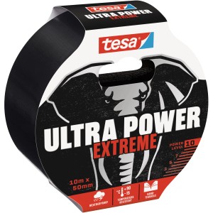Nastro riparatore Tesa Ultra Power Extreme, 10 m x 50 mm, molto adesivo e robusto.