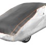 Copriauto grigio per la protezione dal gelo e dalle intemperie.