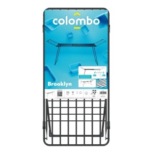 Stendibiancheria estensibile con ali in acciaio Colombo Brooklyn ST625 25 m