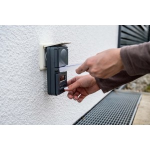 Timer settimanale digitale IP44 brennenstuhl® per uso all`aperto