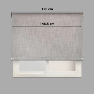 Tenda a rullo Moon oscurante 150x250 cm grigio