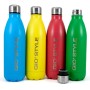t.b.t. Borracce in blu, giallo, rosso e verde per campeggio e outdoor.