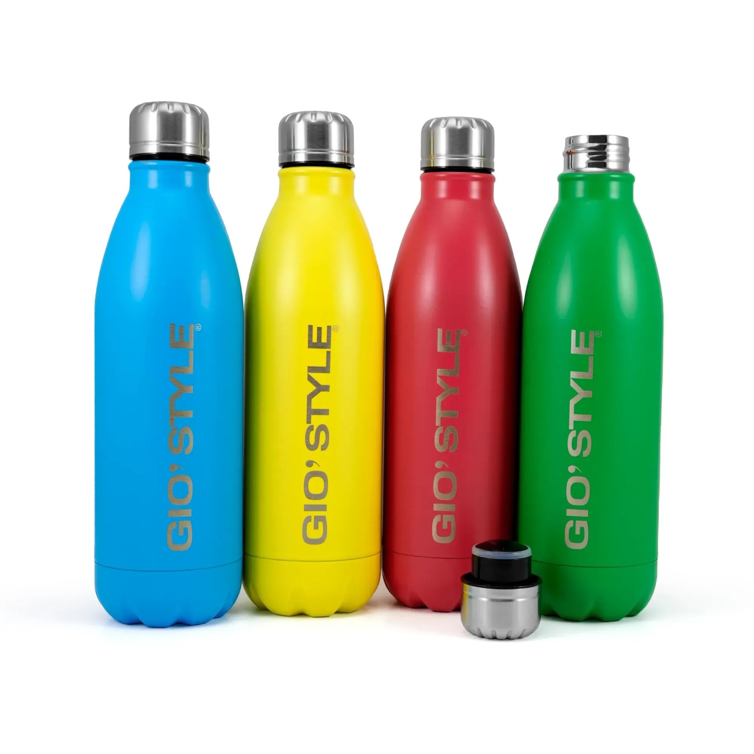 t.b.t. Borracce in blu, giallo, rosso e verde per campeggio e outdoor.