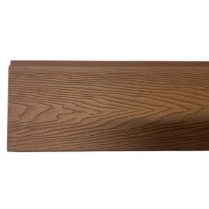Listone in WPC effetto legno Teck 15x2,1x177 cm legno