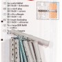 Fischer tassello a gambo lungo SXR 6x50, 8 pezzi, per materiali da costruzione pieni e forati.