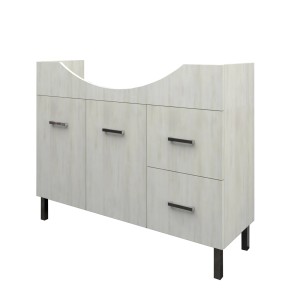 Mobile bagno t.b.t. in legno chiaro con due cassetti e due ante.