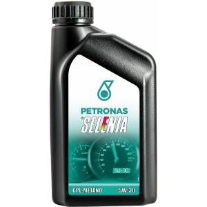 Olio motore Petronas Selenia 5W-30 per GPL-Metano. Olio per motori auto.