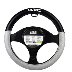 Coprivolante WRC, nero-grigio, per accessori interni auto