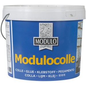 Secchio blu di adesivo Kleber Colle Innen 20 kg per rivestimenti interni.