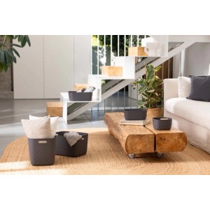 Cestino multiuso Softex basket grigio tg. S