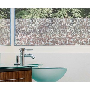 Rotolo pellicola elettrostatica Fantasia Stones 45 cm x 2 mt