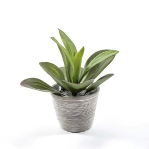 Agave finta in vaso Ø12xH23 cm verde