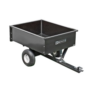 Rimorchio di trasporto universale in acciaio MTD per trattorini, max. 227 kg.