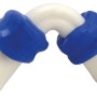 t.b.t. gioco per cani, forma di osso con elementi blu, ideale come gioco da masticare.