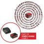 Einhell Power X-Change Starter Kit 18V 4Ah con batteria e caricabatterie per elettroutensili.