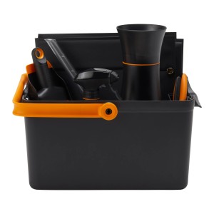 Fiskars scatola portaoggetti con accessori per attrezzi da giardino, 35,3x31,1x17,3cm, per l'organizzazione degli attrezzi.