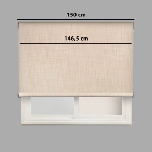 Tenda a rullo Moon oscurante 150x250 cm beige