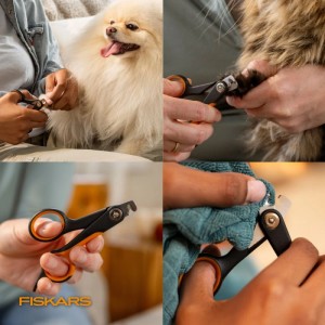 Forbici piccole per unghie animali con impugnatura ergonomica