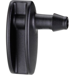 Connettore nero t.b.t. per sistemi di irrigazione Microirrigazione.