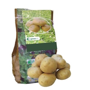Sacco di patate da semina, ideale per la coltivazione nel proprio giardino.