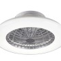 Plafoniera LED bianca Stralsund con ventilatore, Ø 50 cm. Plafoniera con illuminazione dimmerabile.