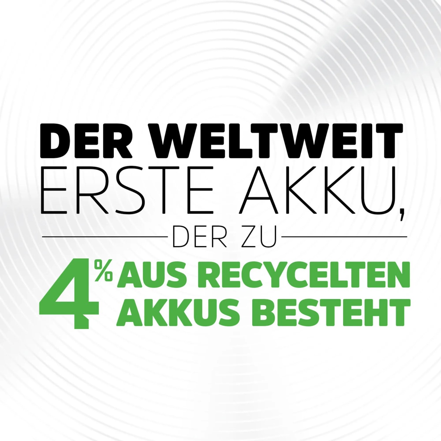 Batteria Energizer Power Plus AA: Evidenzia la prima batteria al mondo con il 4% di materiali riciclati.