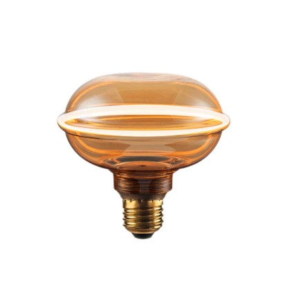 Lampada LED decorativa E8 eclipse Prismalux 265 lm ambrata
