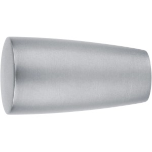 Terminale per bastone per tende Mydeco Noble, effetto acciaio inox, Ø 2 cm.