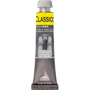 Tubo di colore ad olio "Classico" in giallo. Ideale per artisti e hobbisti.