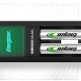 Mini caricabatterie Energizer per batterie AA/AAA con 2 batterie incluse.