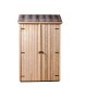 Casetta da giardino in legno sp 16 mm H206xL132xP65 cm